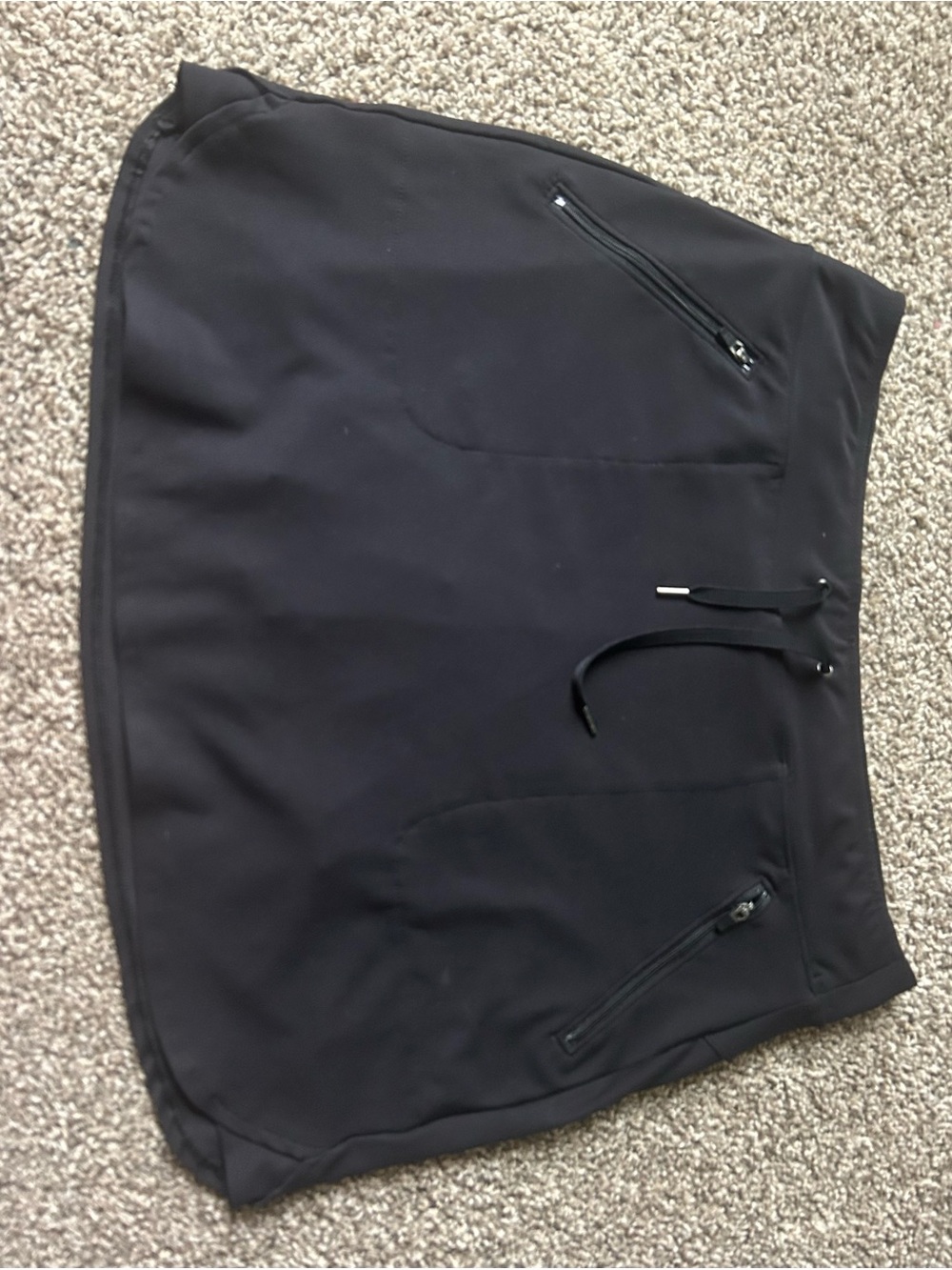 tek gear Black Performance Skort with DryTek Branding